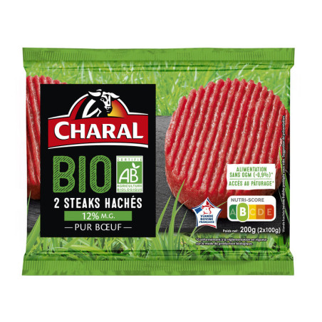 Steak haché Bio 15% Mg