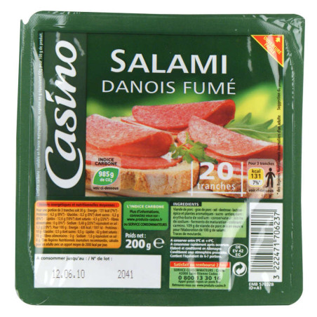 Salami Danois 20 tranches