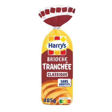 Brioche tranchée nature sans additifs - 500g