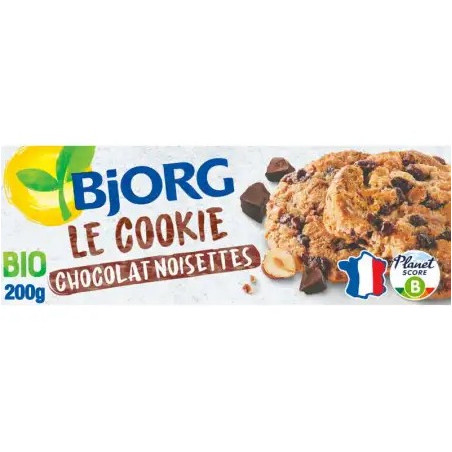 Biscuits cookies chocolat noisette Bio - 200g