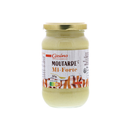 Moutarde mi-forte bocal - 265g