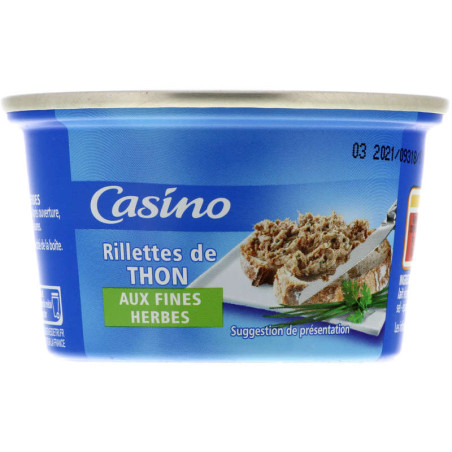 Rillettes de thon aux fines herbes - 120g