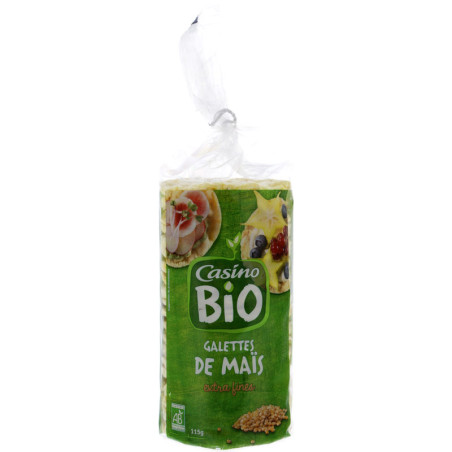 Galettes de Mais extra fines Bio - 115g