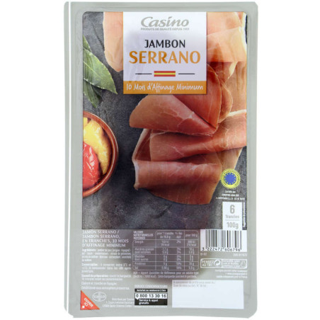 Jambon Serrano 10 mois - 240g