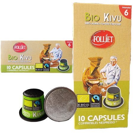 Capsules bio Kivu Max Havelaar - x10