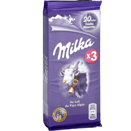 Chocolat au lait - 3x100g