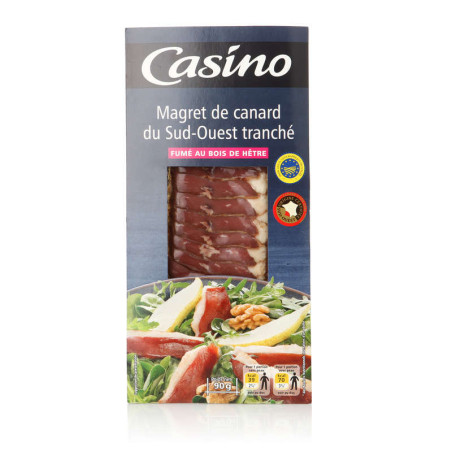 Magret de canard Tranché Fumé - 90g