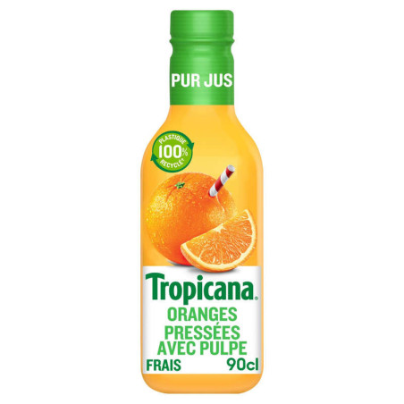 Jus Orange Avec Pulpe - 90cl