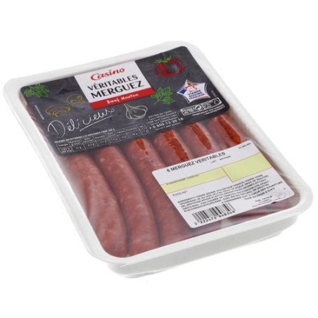 Véritables merguez - 6x55g