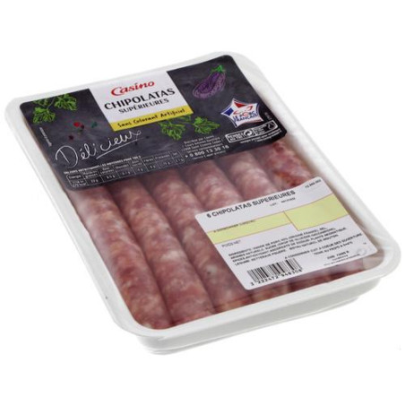 Chipolatas supérieures - 6x55g