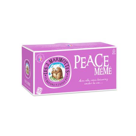 Infusion Peace mémé 33g - Boite de 30 sachets