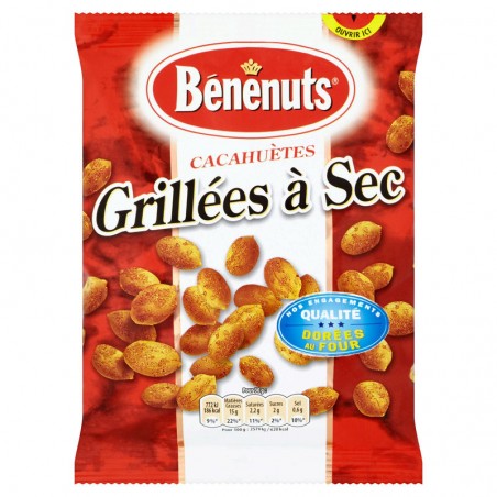 Cacahuètes grillées à sec