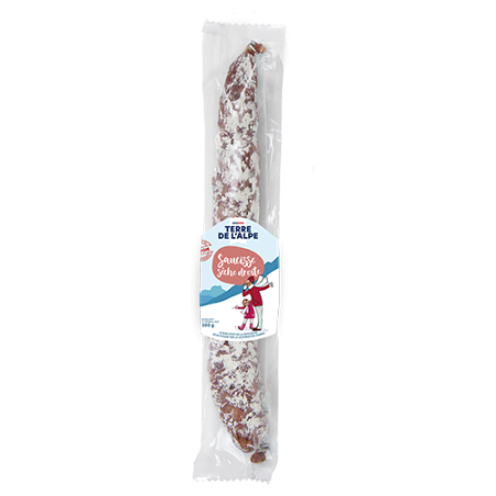 Saucisse sèche droite pur porc - 200g