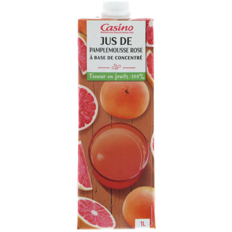 Jus de pamplemousse rose - 1L