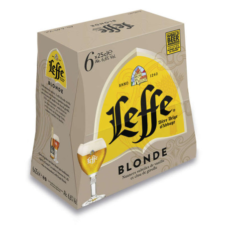 Bière blonde 6,6° - 6x25cl