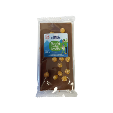 Tablette Chocolat Lait Noisettes - 100g