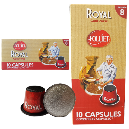 Capsules royal corsé Folliet